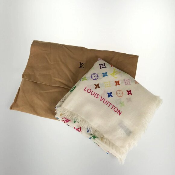 LOUIS VUITTON Monogram Multi Color Women's Stoles - Picture 7 of 7